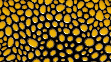 Siyah altın kaplama arka plan, rahatlama ve daireler. 3d görüntüleme, 3d illüstrasyon.