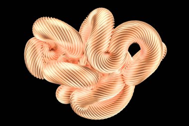 Güzel altın arka plan. 3d görüntüleme, 3d illüstrasyon.