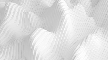 Çizgileri olan beyaz bir arka plan. 3d görüntüleme, 3d illüstrasyon.