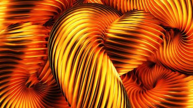 Güzel altın arka plan. 3d görüntüleme, 3d illüstrasyon.