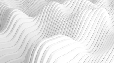 Çizgileri olan beyaz bir arka plan. 3d görüntüleme, 3d illüstrasyon.