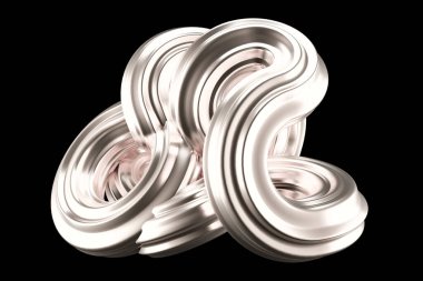 Güzel gümüş arka plan. 3d görüntüleme, 3d illüstrasyon.