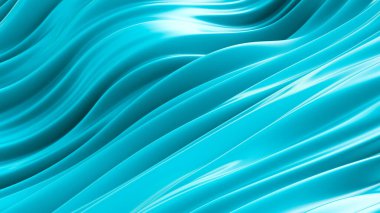 Güzel yeşil turkuaz arka plan. 3d görüntüleme, 3d illüstrasyon.