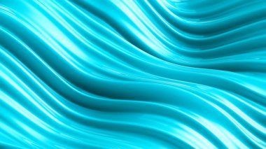 Güzel yeşil turkuaz arka plan. 3d görüntüleme, 3d illüstrasyon.