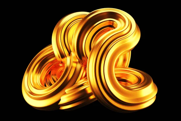 Güzel altın arka plan. 3d görüntüleme, 3d illüstrasyon.