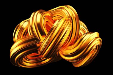 Güzel altın arka plan. 3d görüntüleme, 3d illüstrasyon.