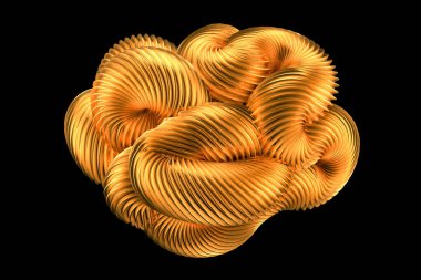 Güzel altın arka plan. 3d görüntüleme, 3d illüstrasyon.