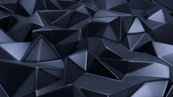 Μπλε Κρύσταλλο Φόντο Τρίγωνα Απόδοση Εικόνα — Φωτογραφία Αρχείου