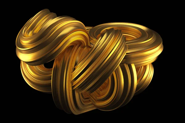美しい黄金の背景 3Dレンダリング 3Dイラスト — ストック写真
