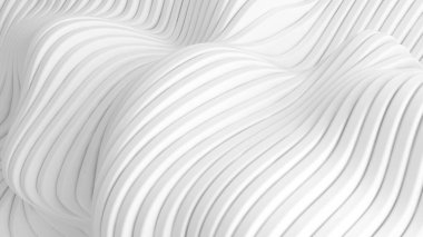 Çizgileri olan beyaz bir arka plan. 3d görüntüleme, 3d illüstrasyon.