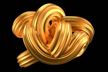 Güzel altın arka plan. 3d görüntüleme, 3d illüstrasyon.