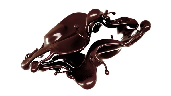Bir Tutam Çikolata Görüntüleme Illüstrasyon — Stok fotoğraf