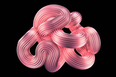 Güzel metalik pembe arka plan. 3d görüntüleme, 3d illüstrasyon.