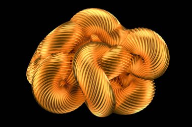 Güzel altın arka plan. 3d görüntüleme, 3d illüstrasyon.