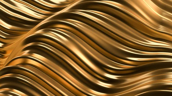 Luxus Arany Háttér Renderelés Illusztráció — Stock Fotó