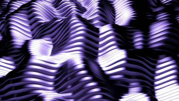 紫色の線で背景 3Dレンダリング 3Dイラスト — ストック写真