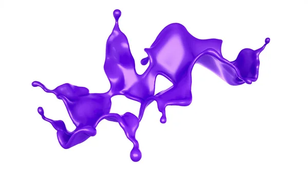 자주색 액체입니다 렌더링 — 스톡 사진
