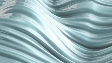 Kumaşlı, güzel, gri bir arka plan. 3d görüntüleme, 3d illüstrasyon.