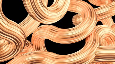 Güzel altın arka plan. 3d görüntüleme, 3d illüstrasyon.