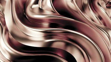 Saten kumaşlı, gümüş renkli bir arka plan. 3d görüntüleme, 3d illüstrasyon.