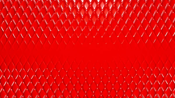 Piros Geometriai Háttér Domborművel Renderelés Illusztráció — Stock Fotó