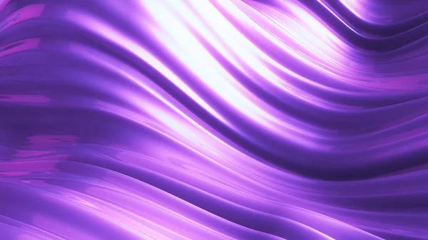 Luxurious Purple Background Flying Fabric Rendering Illustration — Stock Photo, Image