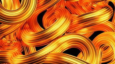 Güzel altın arka plan. 3d görüntüleme, 3d illüstrasyon.