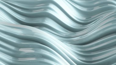 Kumaşlı, güzel, gri bir arka plan. 3d görüntüleme, 3d illüstrasyon.