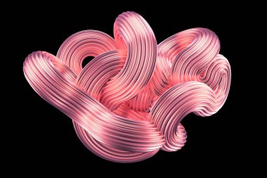 Güzel metalik pembe arka plan. 3d görüntüleme, 3d illüstrasyon.