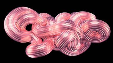 Güzel metalik pembe arka plan. 3d görüntüleme, 3d illüstrasyon.