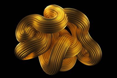 Güzel altın arka plan. 3d görüntüleme, 3d illüstrasyon.