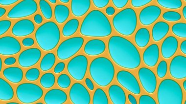 Turkuaz dokular, rahatlama ve dairelerle donatılmış. 3d görüntüleme, 3d illüstrasyon.