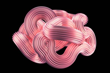 Güzel metalik pembe arka plan. 3d görüntüleme, 3d illüstrasyon.