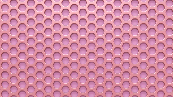 Розовый Металлический Гриль Фон Рендеринг Иллюстрация — стоковое фото