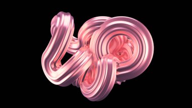Güzel metalik pembe arka plan. 3d görüntüleme, 3d illüstrasyon.