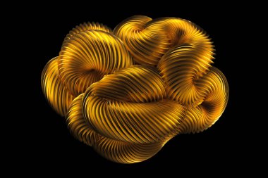 Güzel altın arka plan. 3d görüntüleme, 3d illüstrasyon.