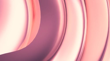 Saten kumaşlı lüks pembe arka plan. 3d görüntüleme, 3d illüstrasyon.