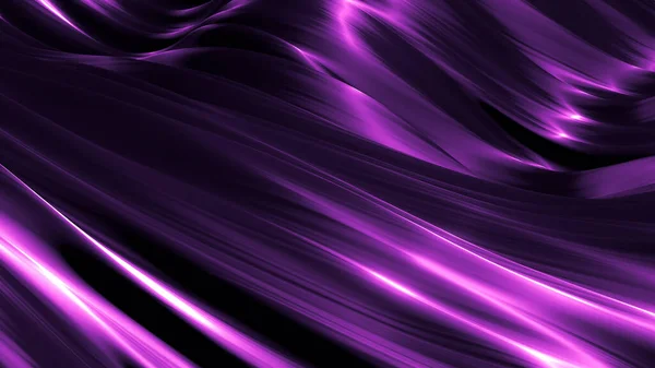 Luxurious Purple Background Flying Fabric Rendering Illustration — Stock Photo, Image