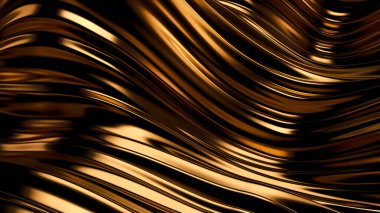 Lüks altın arka plan. 3d görüntüleme, 3d illüstrasyon.