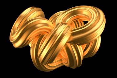 Güzel altın arka plan. 3d görüntüleme, 3d illüstrasyon.