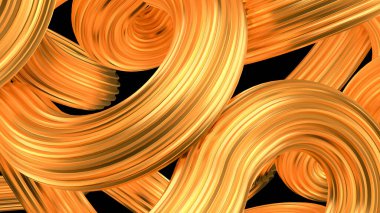 Güzel altın arka plan. 3d görüntüleme, 3d illüstrasyon.