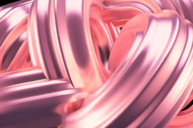 Güzel metalik pembe arka plan. 3d görüntüleme, 3d illüstrasyon.
