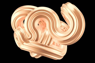 Güzel altın arka plan. 3d görüntüleme, 3d illüstrasyon.