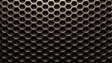 Gümüş, metal arka plan ızgarası. 3d görüntüleme, 3d illüstrasyon.