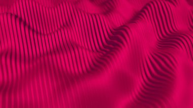 Pembe arkaplan ve çizgiler. 3d görüntüleme, 3d illüstrasyon.