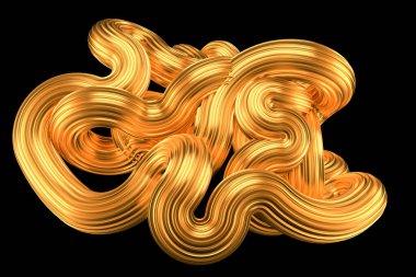 Güzel altın arka plan. 3d görüntüleme, 3d illüstrasyon.