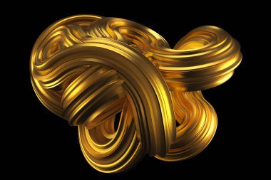 Güzel altın arka plan. 3d görüntüleme, 3d illüstrasyon.