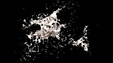 Bir tutam altın. 3d görüntüleme, 3d illüstrasyon.