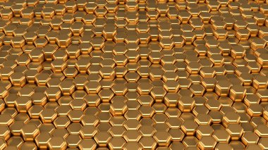 Lüks altın arka plan. 3d görüntüleme, 3d illüstrasyon.