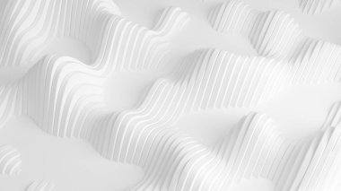 Çizgileri olan beyaz bir arka plan. 3d görüntüleme, 3d illüstrasyon.